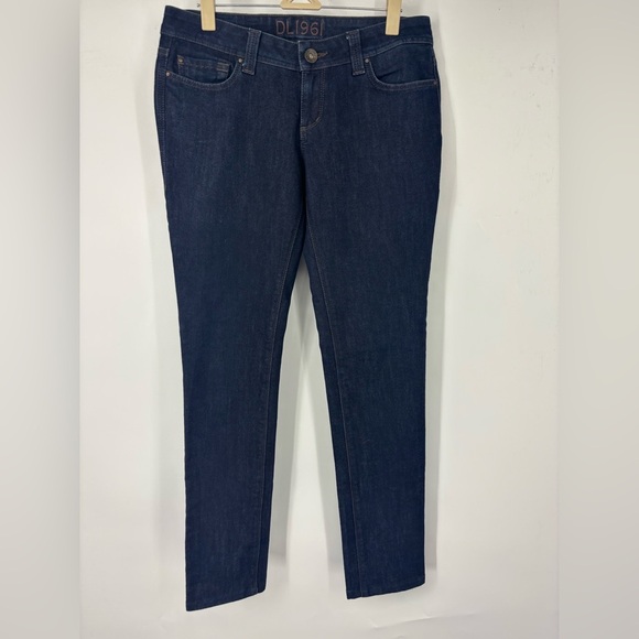 Vintage Deadstock DL1961 Nicole Skinny Dark Wash Jeans Blue 28 - Picture 1 of 4